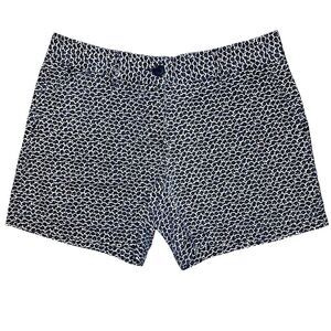 LOFT navy floral shorts 8